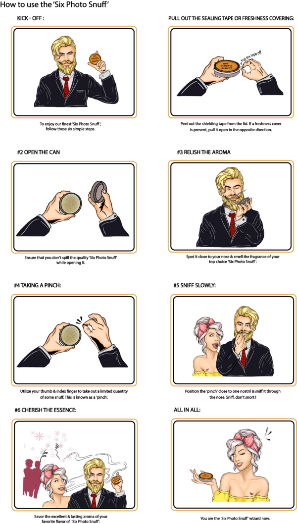 How to use Snuff Snuff Tobacco Product Sixphotosnuff